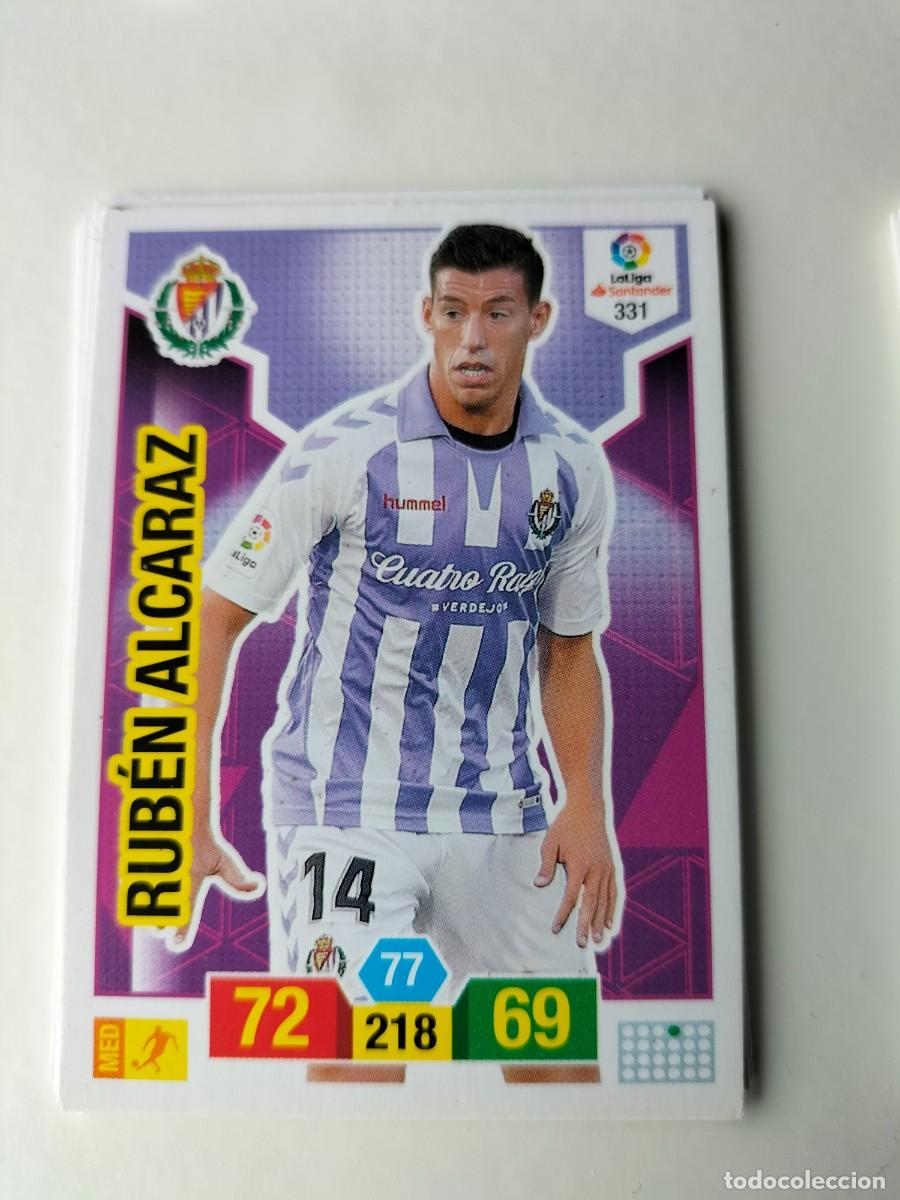 Cromos de F&uacute;tbol: 1 CROMO FICHA PANINI ADRENALYN TEMPORADA 18-19 2018-2019 REAL VALLADOLID 331 RUBEN ALCARAZ