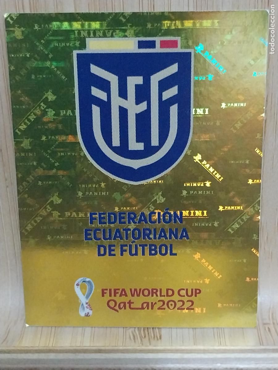 Football Stickers: ECUADOR ECU 2 BRILLANTE QATAR 2022 CROMO SIN PEGAR NUNCA ORIGINAL
