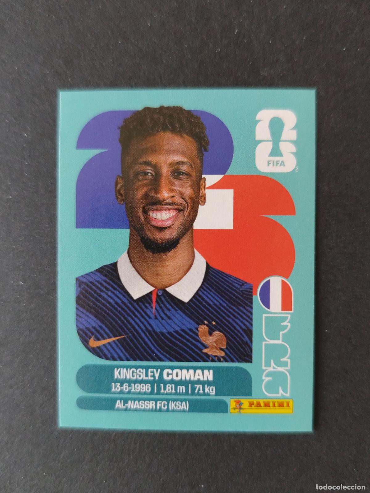 Cromos de F&uacute;tbol: FRA18 KINGSLEY COMAN 18 FRANCIA MUNDIAL FIFA WORLD CUP 2026 STICKER PANINI SIN PEGAR