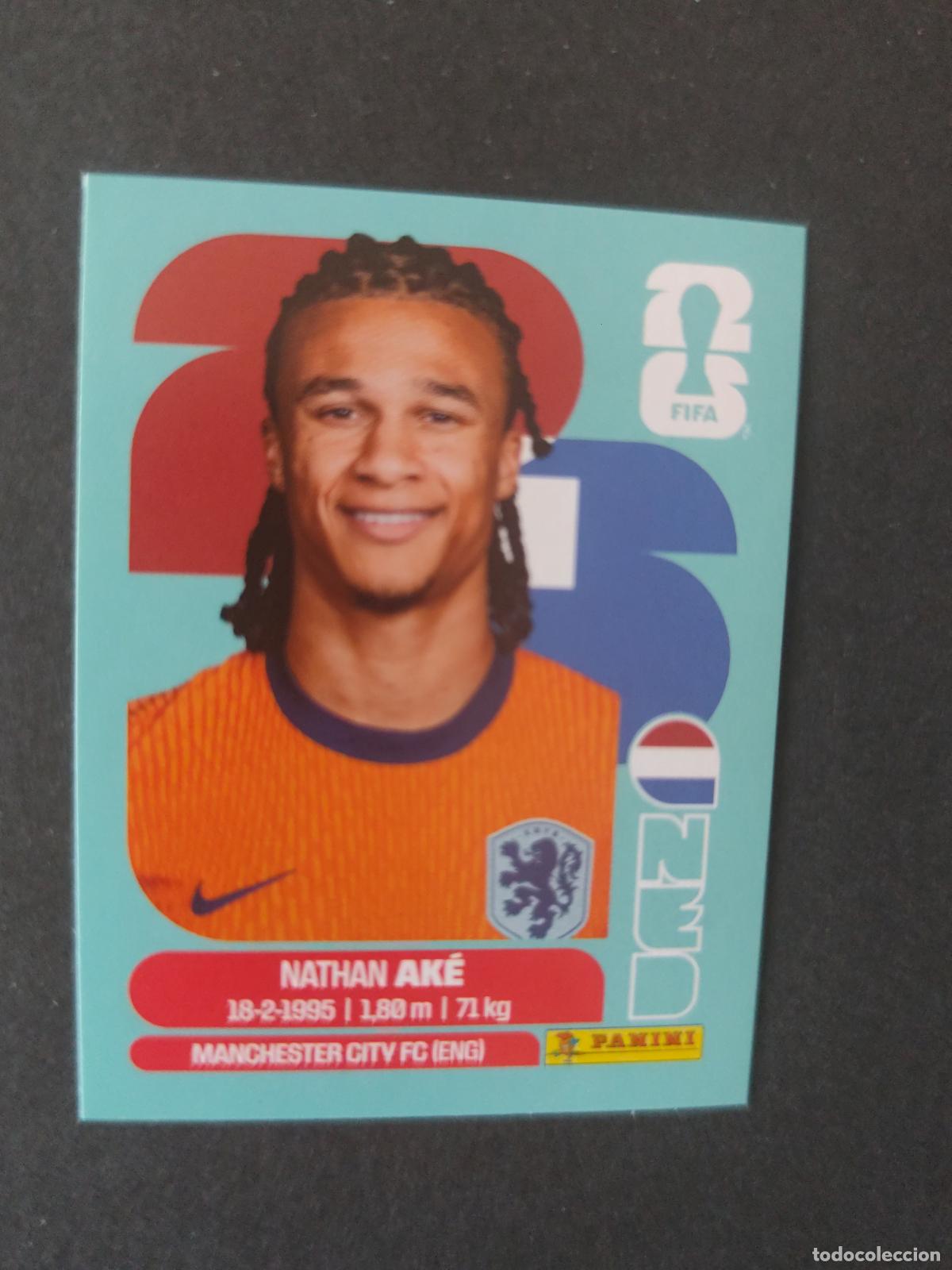 Cartes &agrave; collectionner de Football: NED7 NATHAN AK&Eacute; 7 PA&Iacute;SES BAJOS HOLANDA MUNDIAL FIFA WORLD CUP 2026 STICKER PANINI SIN PEGAR