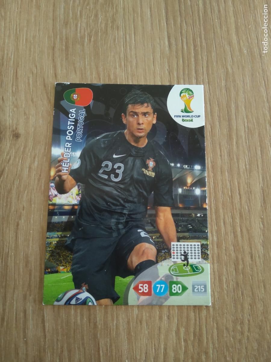 Cartes &agrave; collectionner de Football: HELDER POSTIGO PORTUGAL CROMO FUTBOL PANINI ADRENALYN 2014 WORLD CUP COPA DEL MUNDO