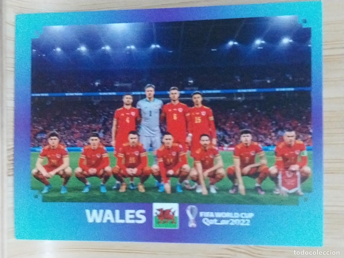 Cartes &agrave; collectionner de Football: WALES WAL 1 BRILLANTE QATAR 2022 CROMO SIN PEGAR NUNCA ORIGINAL