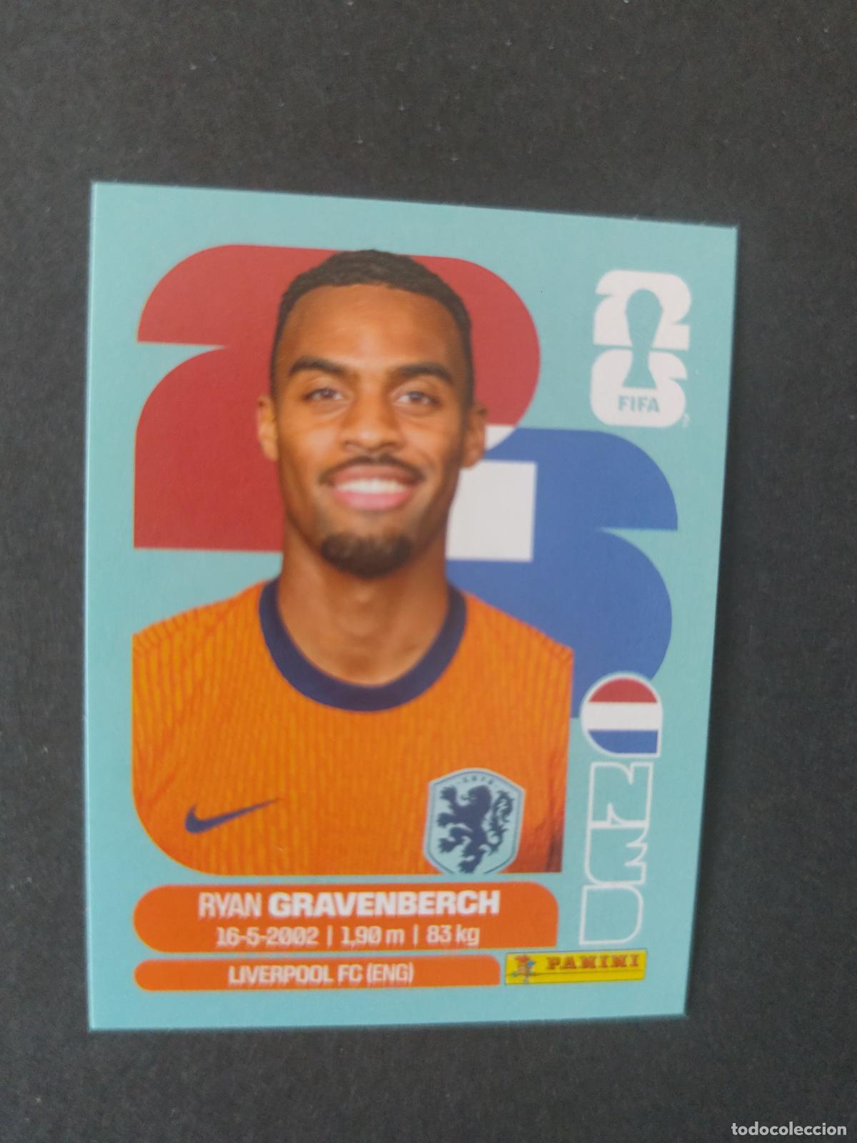 Figurine di Calcio: NED11 RYAN GRAVENBERCH 11 PA&Iacute;SES BAJOS HOLANDA MUNDIAL FIFA WORLD CUP 2026 STICKER PANINI SIN PEGAR