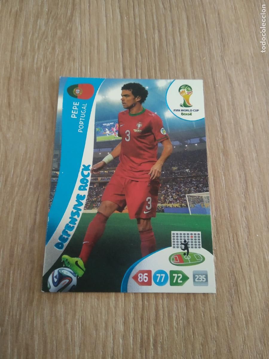 Figurine di Calcio: PEPE PORTUGAL CROMO FUTBOL PANINI ADRENALYN 2014 WORLD CUP COPA DEL MUNDO