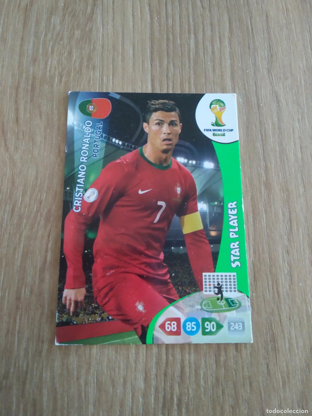 Figurine di Calcio: CRISTIANO RONALDO PORTUGAL CROMO FUTBOL PANINI ADRENALYN 2014 WORLD CUP COPA DEL MUNDO