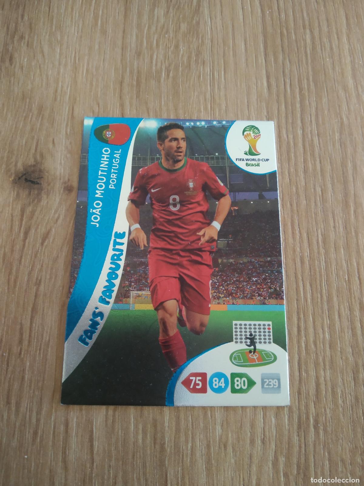 Fu&szlig;ball-Sticker: JOAO MOUTINHO PORTUGAL CROMO FUTBOL PANINI ADRENALYN 2014 WORLD CUP COPA DEL MUNDO