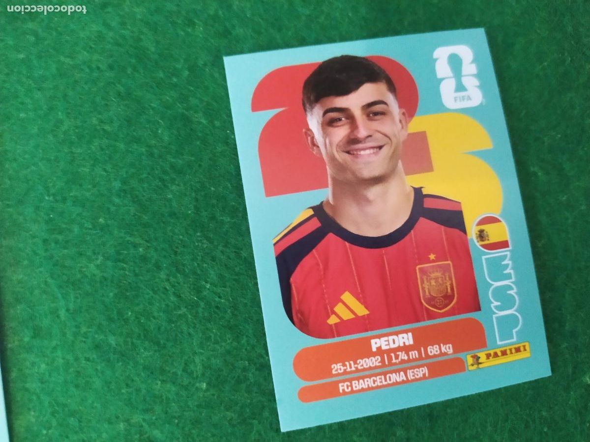 Cromos de Futebol: OFFICIAL STICKER COLLECTION WORLD CUP MUNDIAL 2026 - ESPA&Ntilde;A N&ordm; 11 PEDRI