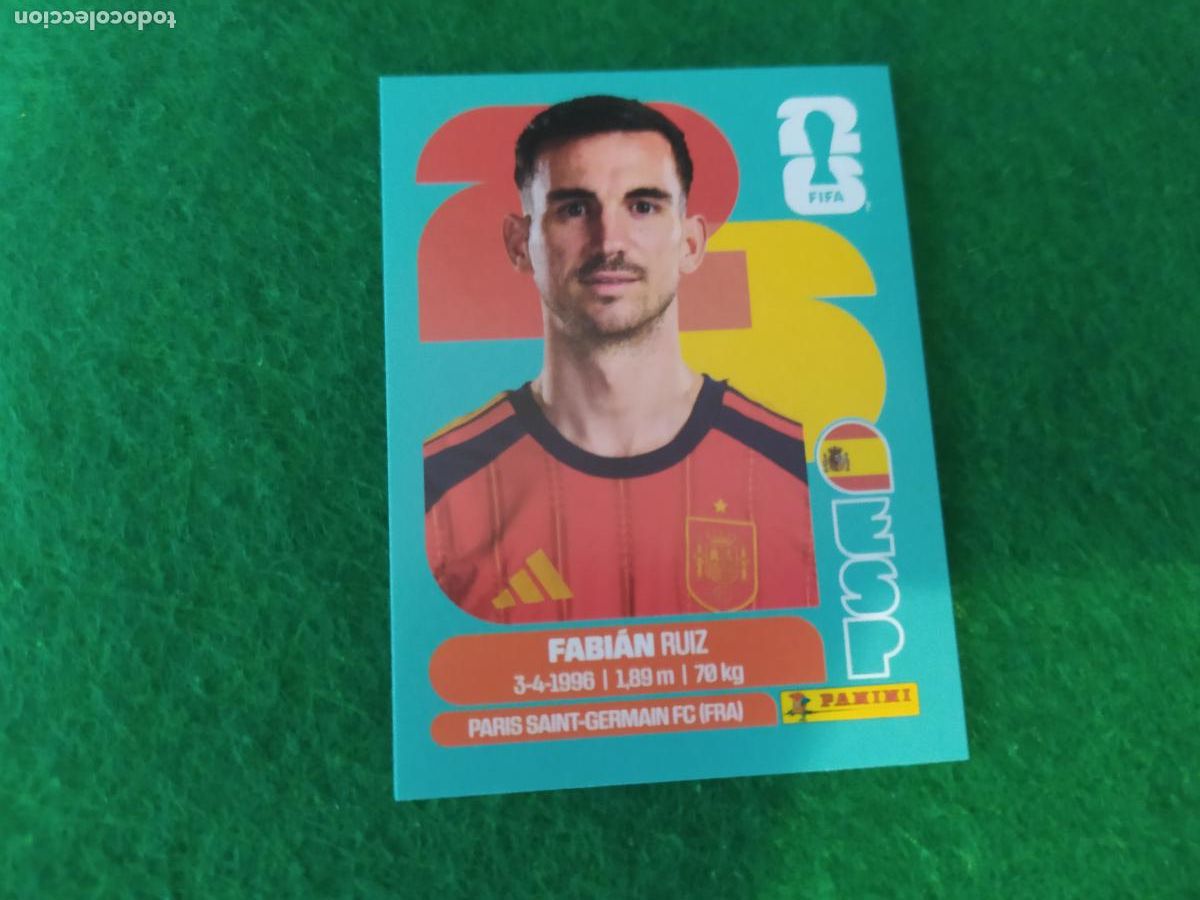 Cromos de Futebol: OFFICIAL STICKER COLLECTION WORLD CUP MUNDIAL 2026 - ESPA&Ntilde;A N&ordm; 12 FABIAN