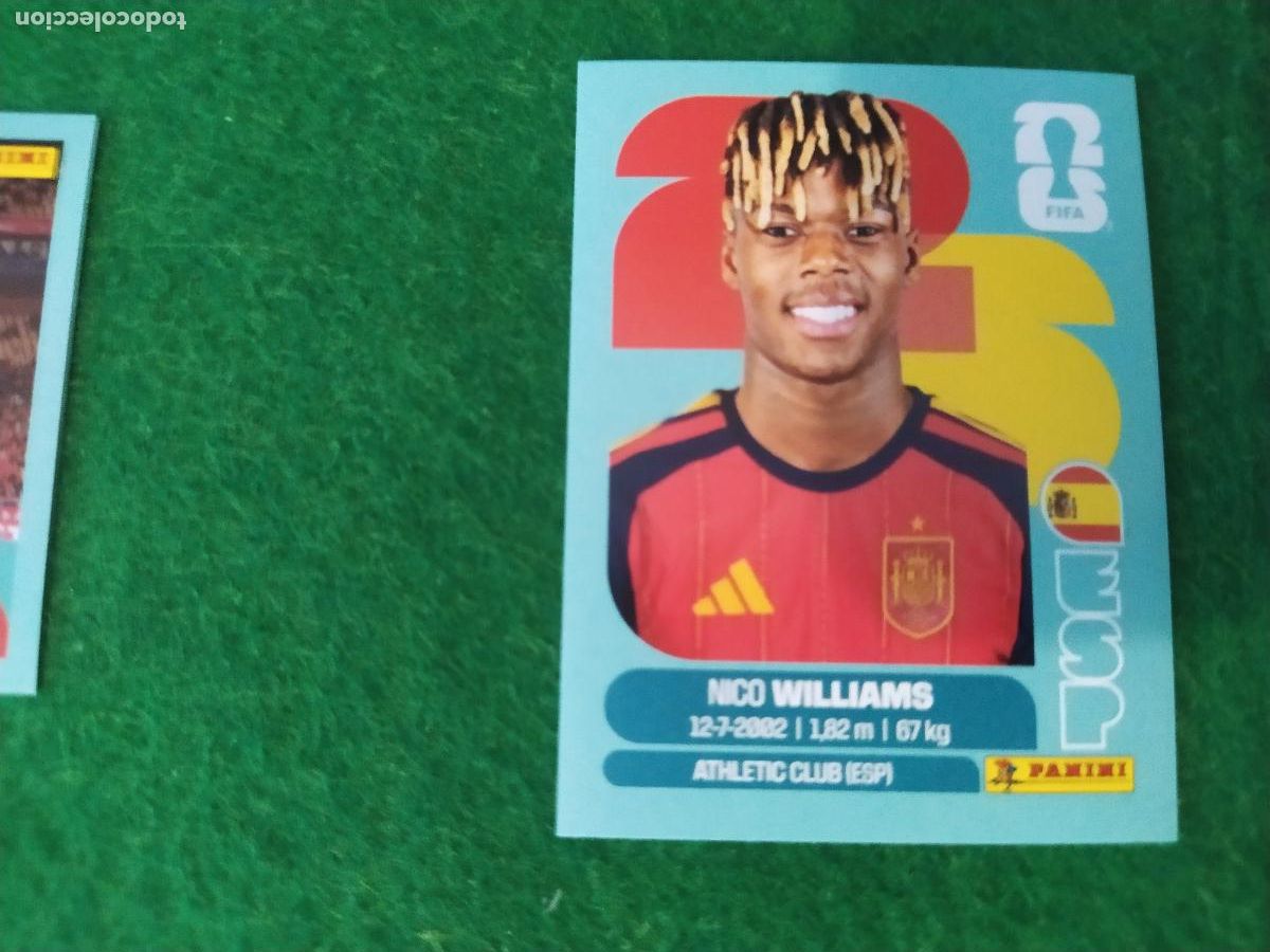 Cromos de Futebol: OFFICIAL STICKER COLLECTION WORLD CUP MUNDIAL 2026 - ESPA&Ntilde;A N&ordm; 17 NICO WILLIAMS