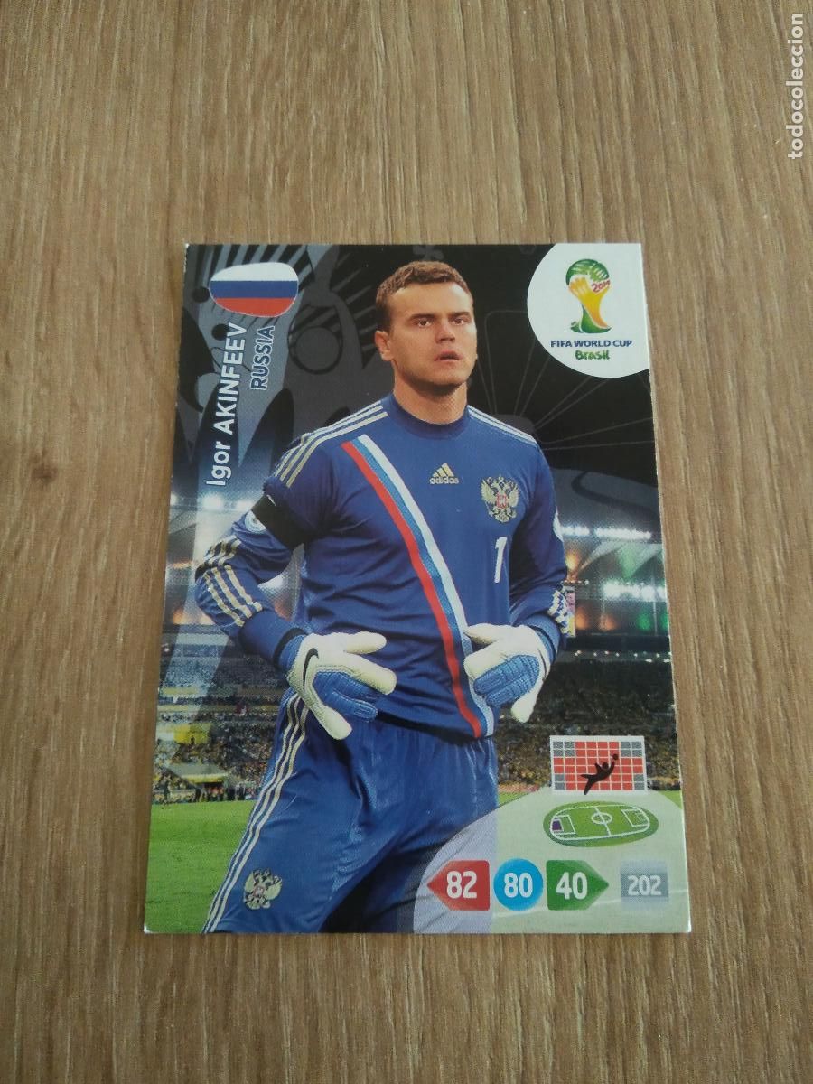 Cromos de Futebol: AKINFEEV RUSIA CROMO FUTBOL PANINI ADRENALYN 2014 WORLD CUP COPA DEL MUNDO