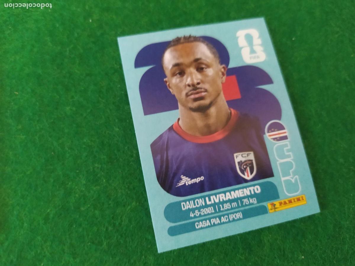 Cromos de F&uacute;tbol: OFFICIAL STICKER COLLECTION WORLD CUP MUNDIAL 2026 - CABO VERDE N&ordm; 18 LIVRAMENTO