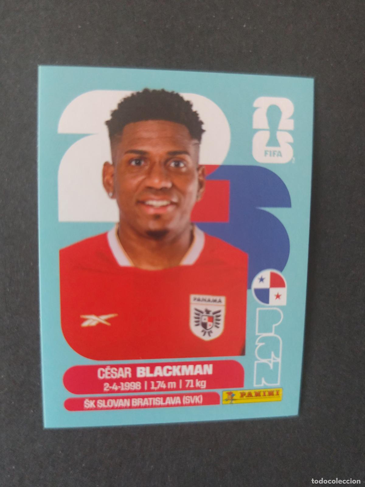 Cromos de F&uacute;tbol: PAN9 C&Eacute;SAR BLACKMAN 9 PANAM&Aacute; MUNDIAL FIFA WORLD CUP 2026 STICKER PANINI SIN PEGAR
