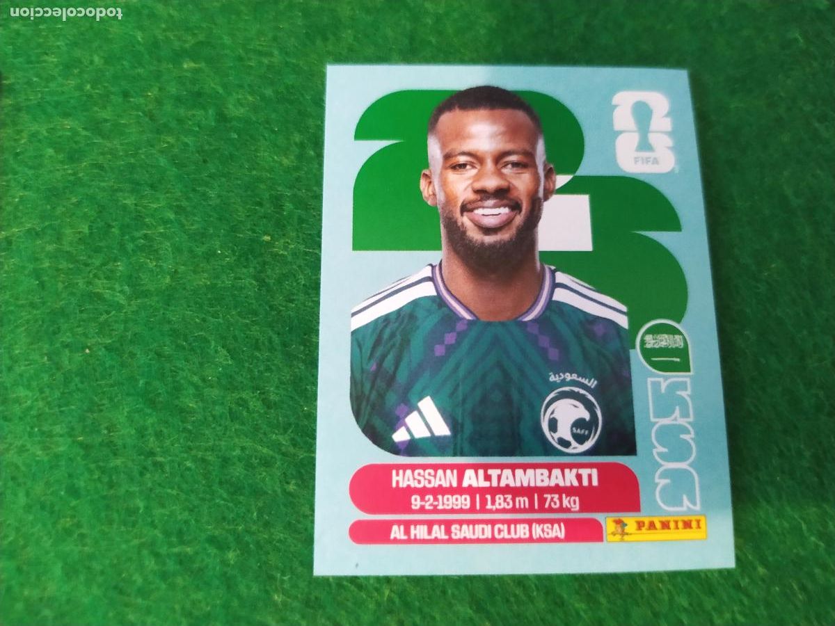 Football Stickers: OFFICIAL STICKER COLLECTION WORLD CUP MUNDIAL 2026 - ARABIA SAUDI N&ordm; 8 ALTAMBAKTI
