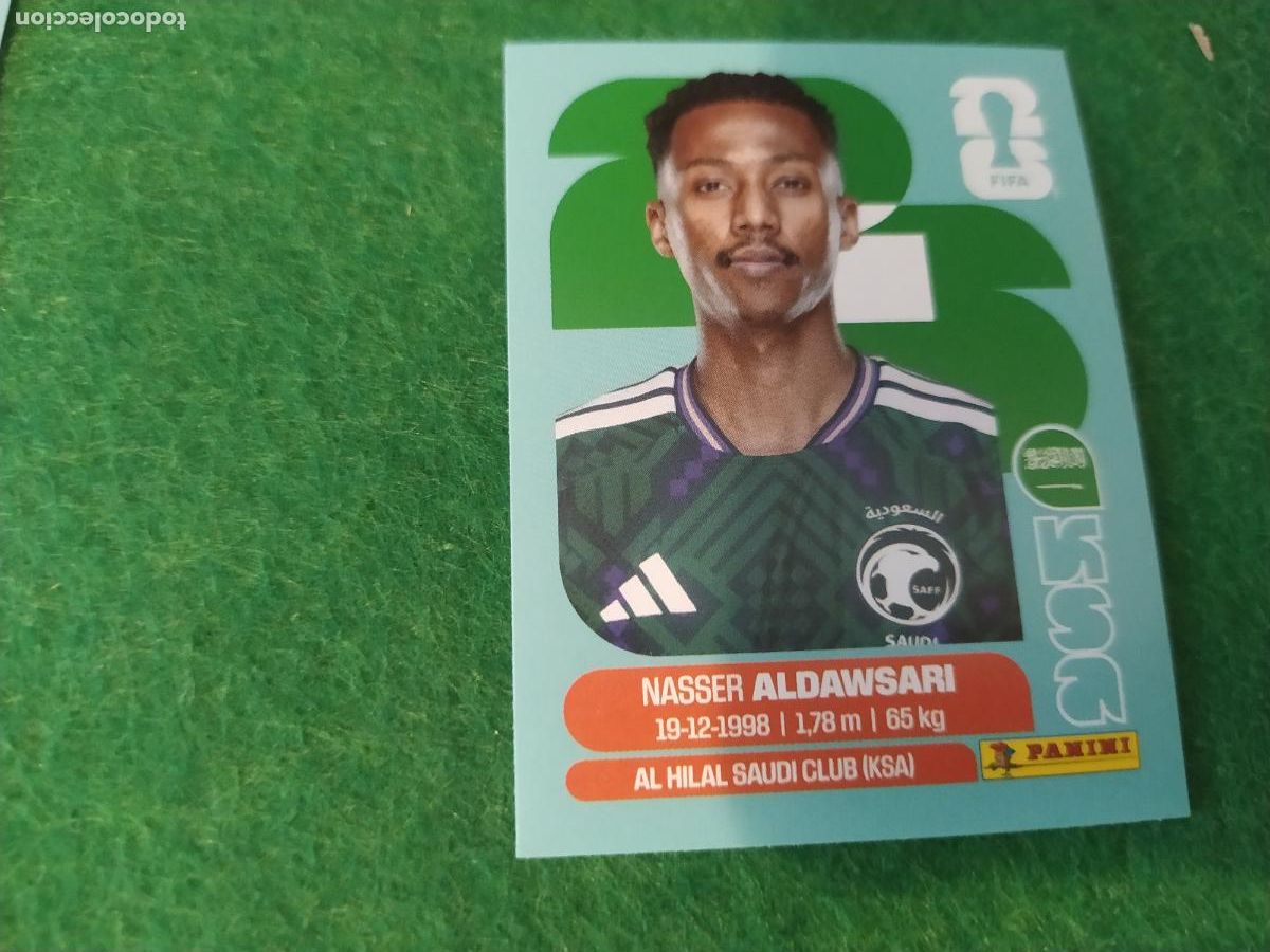 Football Stickers: OFFICIAL STICKER COLLECTION WORLD CUP MUNDIAL 2026 - ARABIA SAUDI N&ordm; 12 ALDAWSARI