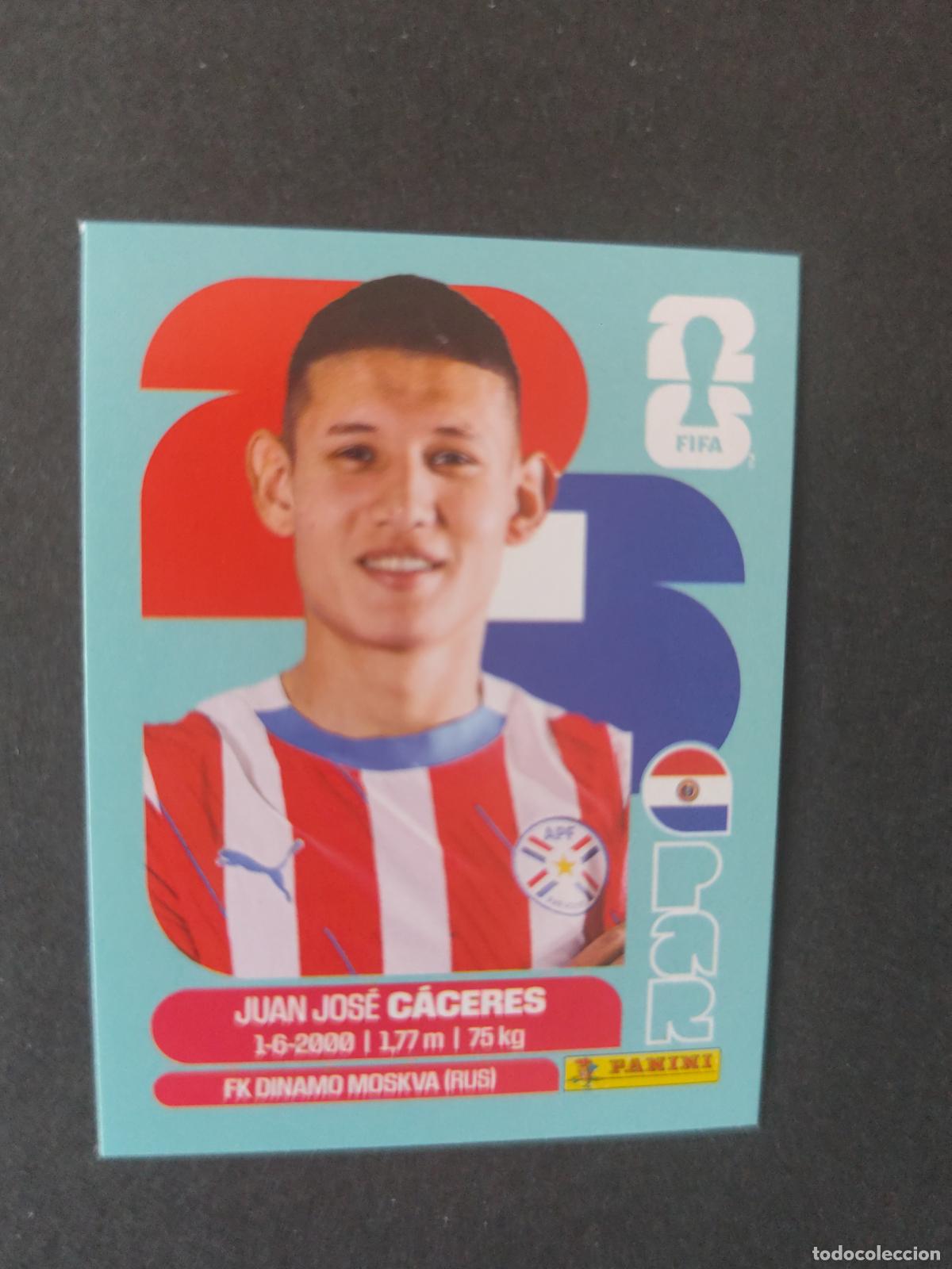 Cromos de F&uacute;tbol: PAR6 JUAN JOS&Eacute; C&Aacute;CERES 6 PARAGUAY MUNDIAL FIFA WORLD CUP 2026 STICKER PANINI SIN PEGAR