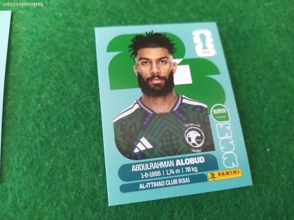 Cromos de F&uacute;tbol: OFFICIAL STICKER COLLECTION WORLD CUP MUNDIAL 2026 - ARABIA SAUDI N&ordm; 17 ALOBUD