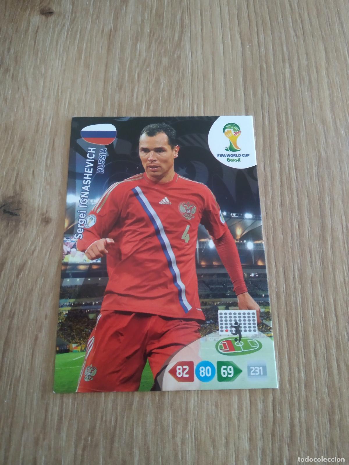 Cromos de F&uacute;tbol: IGNASHEVICH RUSIA CROMO FUTBOL PANINI ADRENALYN 2014 WORLD CUP COPA DEL MUNDO