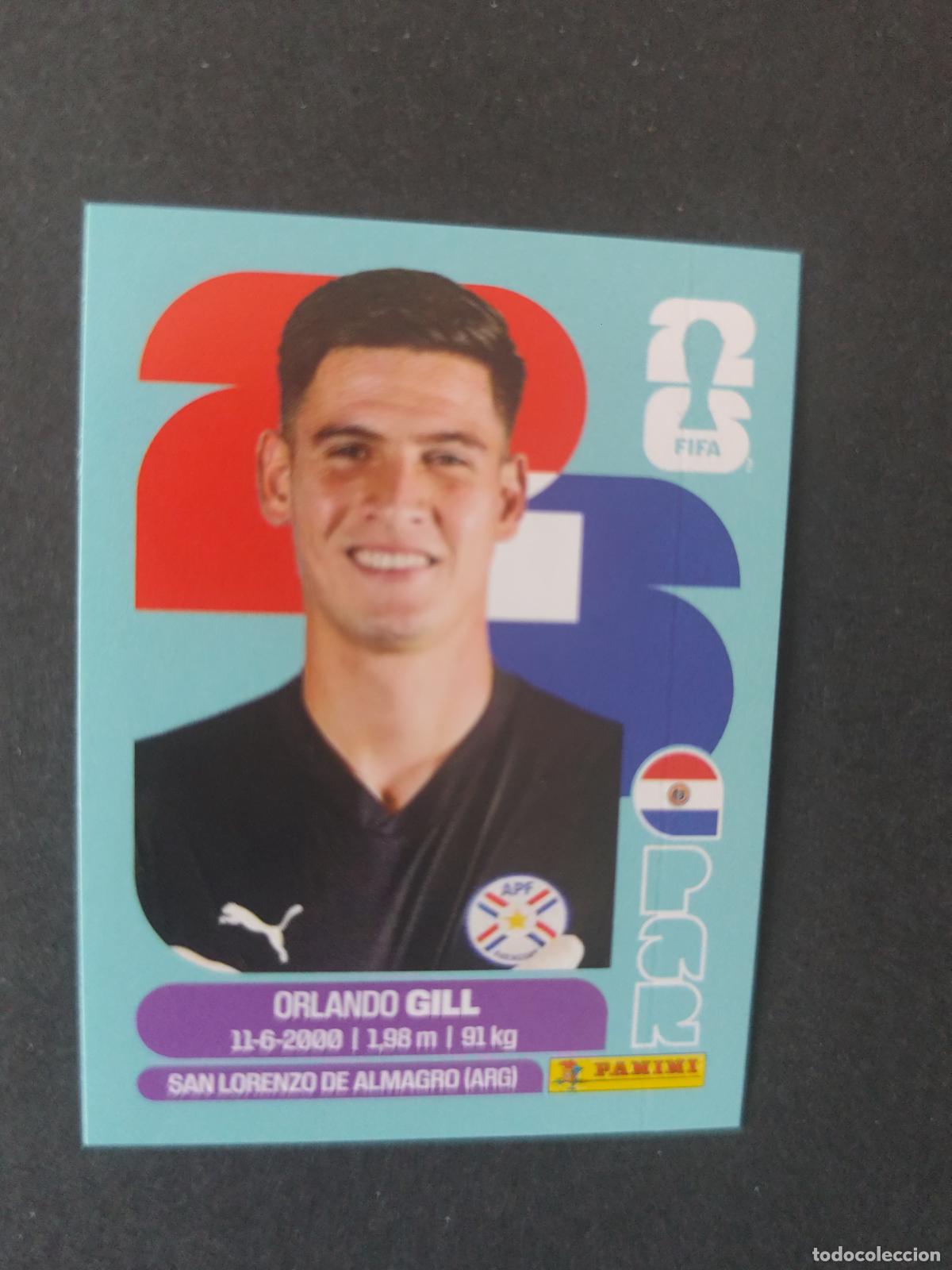 Cromos de F&uacute;tbol: PAR3 ORLANDO GILL 3 PARAGUAY MUNDIAL FIFA WORLD CUP 2026 STICKER PANINI SIN PEGAR