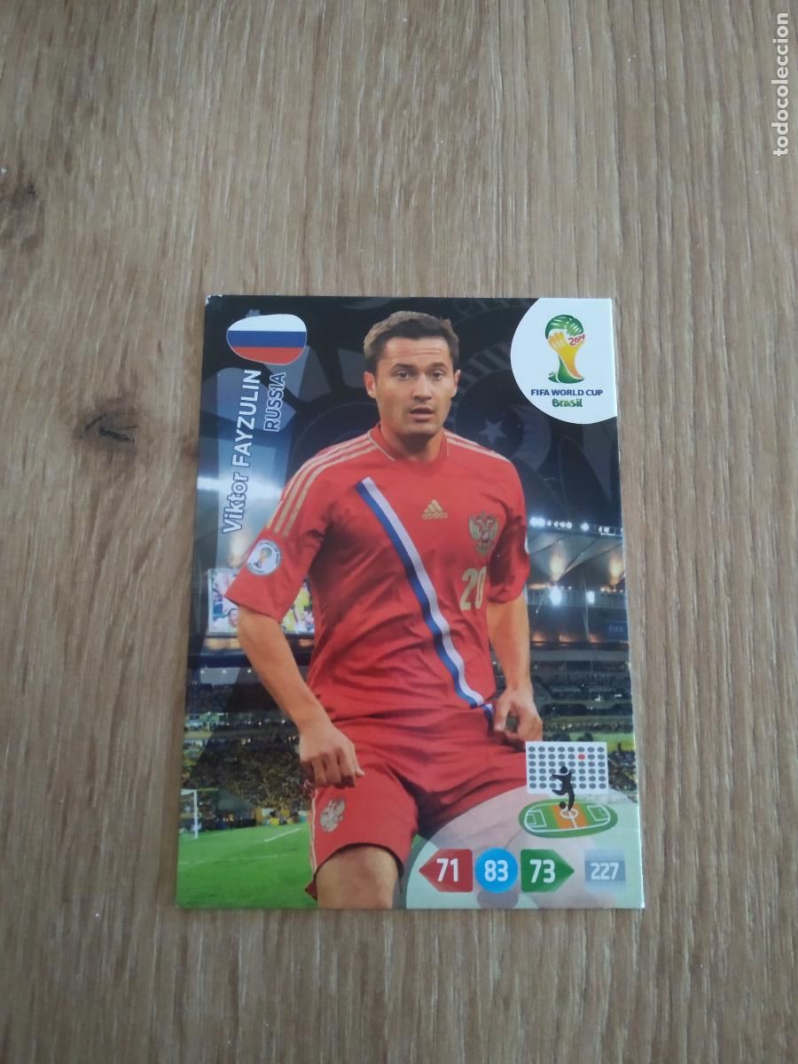 Cromos de F&uacute;tbol: FAYZULIN RUSIA CROMO FUTBOL PANINI ADRENALYN 2014 WORLD CUP COPA DEL MUNDO