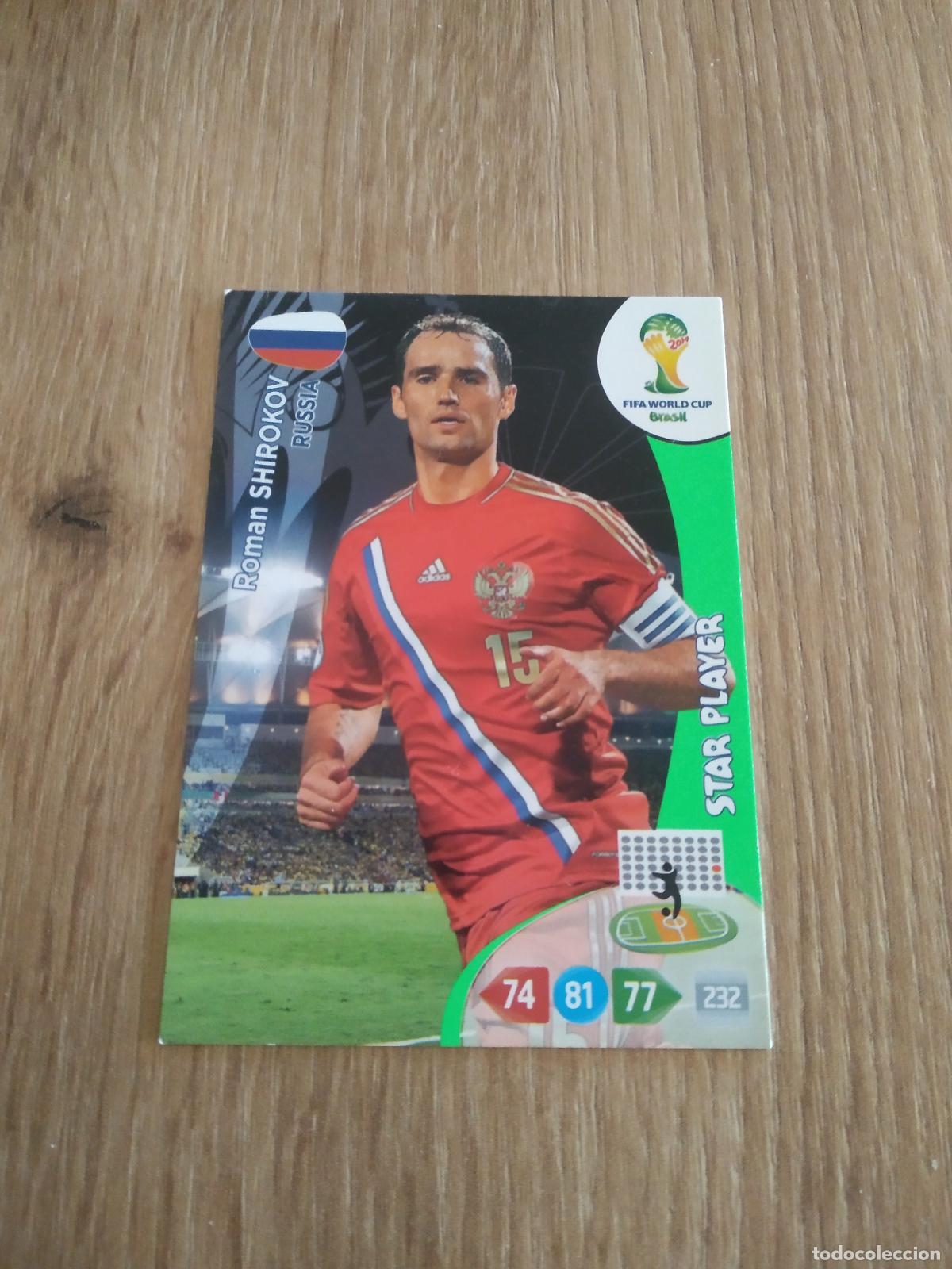 Cromos de F&uacute;tbol: SHIROKOV RUSIA CROMO FUTBOL PANINI ADRENALYN 2014 WORLD CUP COPA DEL MUNDO