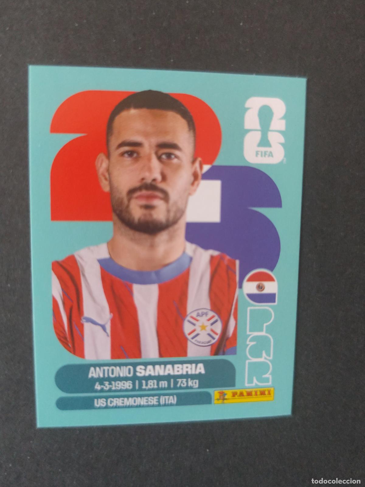 Cromos de F&uacute;tbol: PAR20 ANTONIO SANABRIA 20 PARAGUAY MUNDIAL FIFA WORLD CUP 2026 STICKER PANINI SIN PEGAR