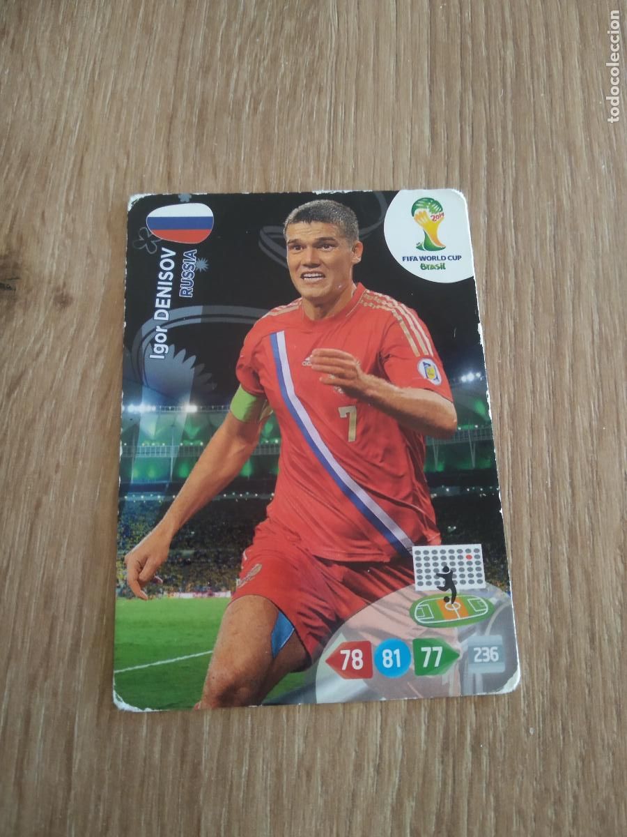 Cromos de F&uacute;tbol: IGOR DENISOV RUSIA CROMO FUTBOL PANINI ADRENALYN 2014 WORLD CUP COPA DEL MUNDO