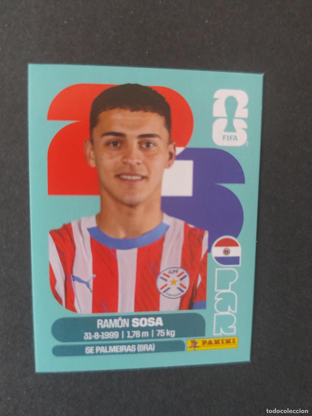 Cromos de F&uacute;tbol: PAR18 RAM&Oacute;N SOSA 18 PARAGUAY MUNDIAL FIFA WORLD CUP 2026 STICKER PANINI SIN PEGAR