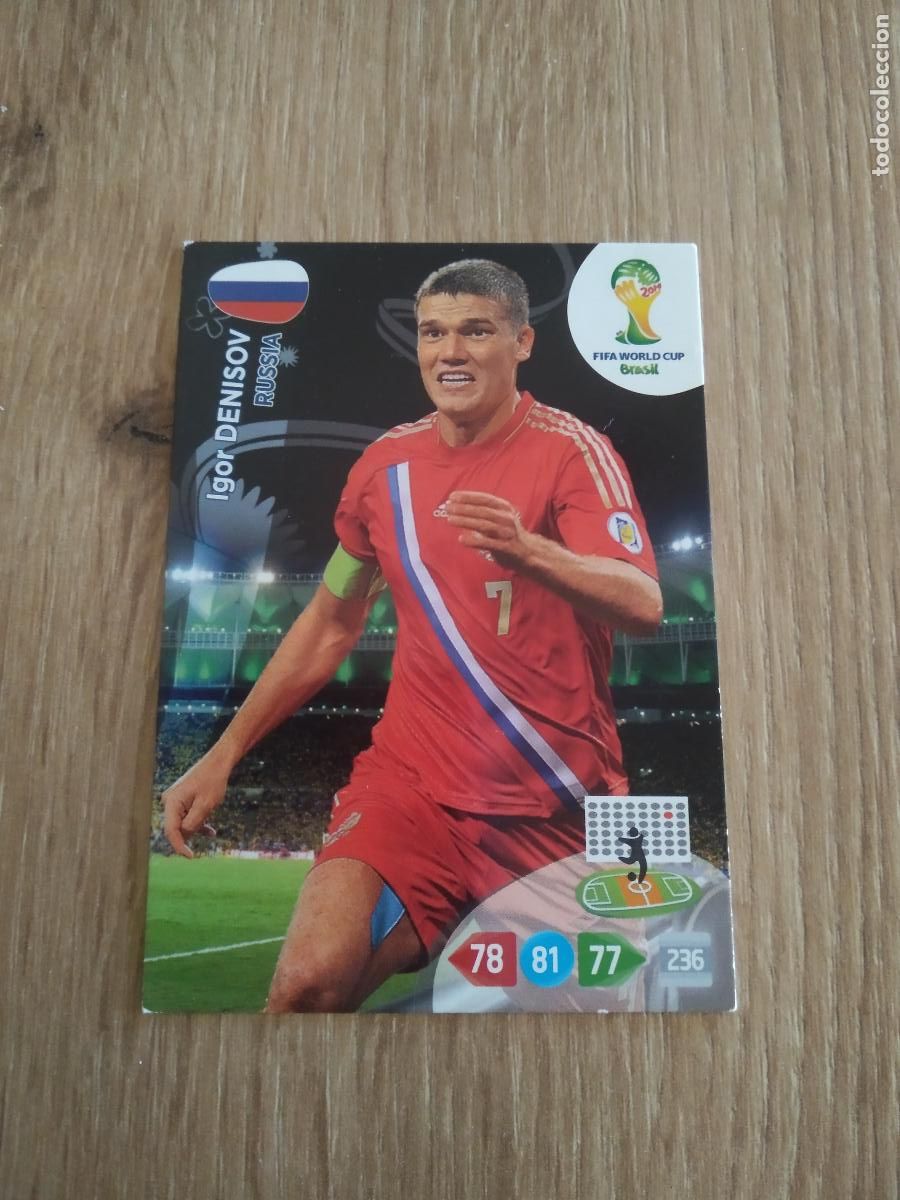 Cromos de F&uacute;tbol: IGOR DENISOV RUSIA CROMO FUTBOL PANINI ADRENALYN 2014 WORLD CUP COPA DEL MUNDO