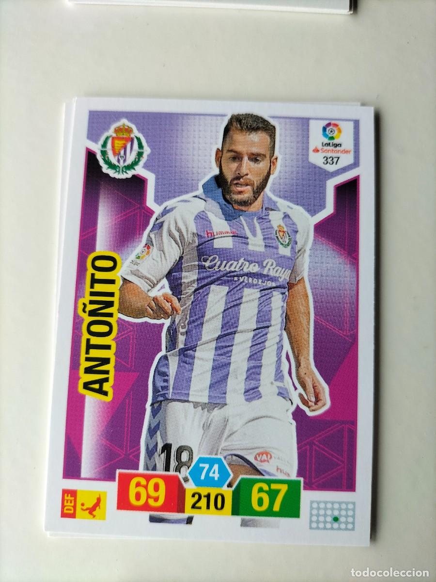 Figurine di Calcio: 1 CROMO FICHA PANINI ADRENALYN TEMPORADA 18-19 2018-2019 REAL VALLADOLID 337 ANTO&Ntilde;ITO