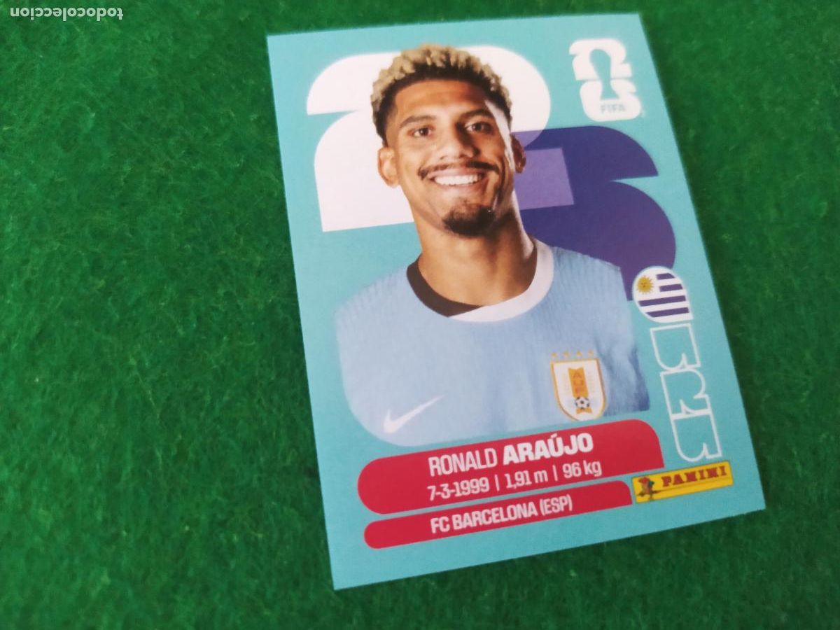 Cromos de Futebol: OFFICIAL STICKER COLLECTION WORLD CUP MUNDIAL 2026 - URUGUAY N&ordm; 4 ARAUJO