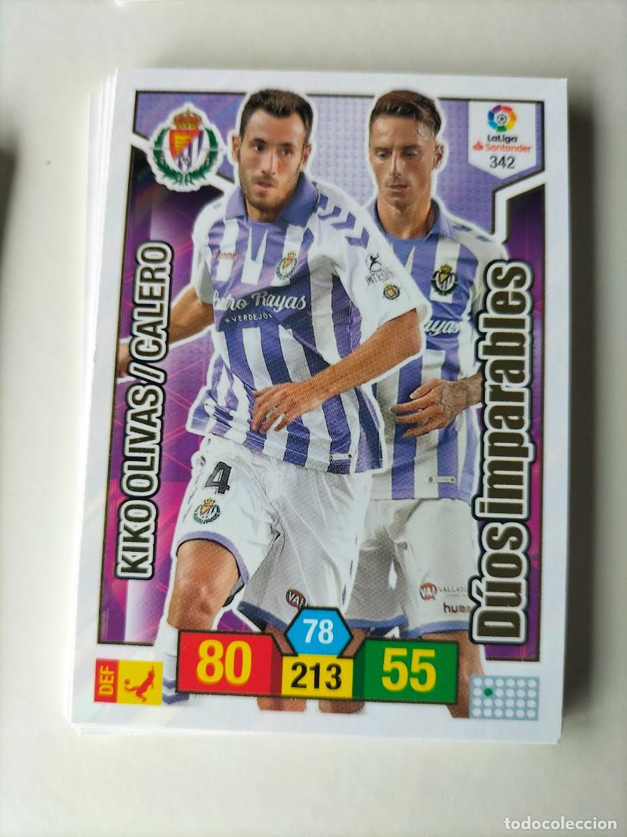Cromos de Futebol: 1 CROMO FICHA PANINI ADRENALYN TEMPORADA 18-19 2018-2019 REAL VALLADOLID 342 KIKO OLIVAS - CALERO
