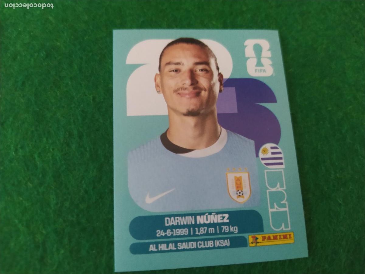 Cromos de Futebol: OFFICIAL STICKER COLLECTION WORLD CUP MUNDIAL 2026 - URUGUAY N&ordm; 17 DARWIN NU&Ntilde;EZ