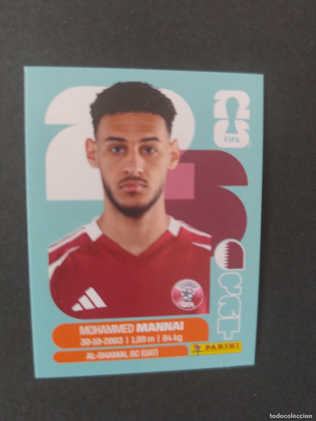 Cromos de Futebol: QAT9 MOHAMED AL-MANNAI 9 QATAR CATAR MUNDIAL FIFA WORLD CUP 2026 STICKER PANINI SIN PEGAR