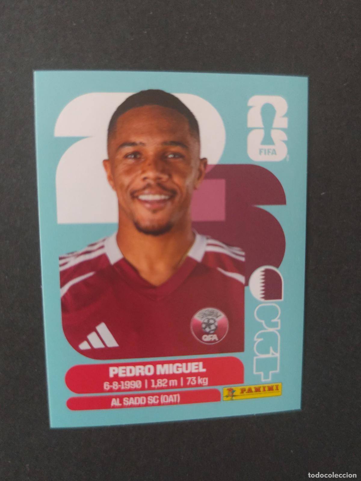 Cromos de Futebol: QAT7 PEDRO MIGUEL 7 QATAR CATAR MUNDIAL FIFA WORLD CUP 2026 STICKER PANINI SIN PEGAR