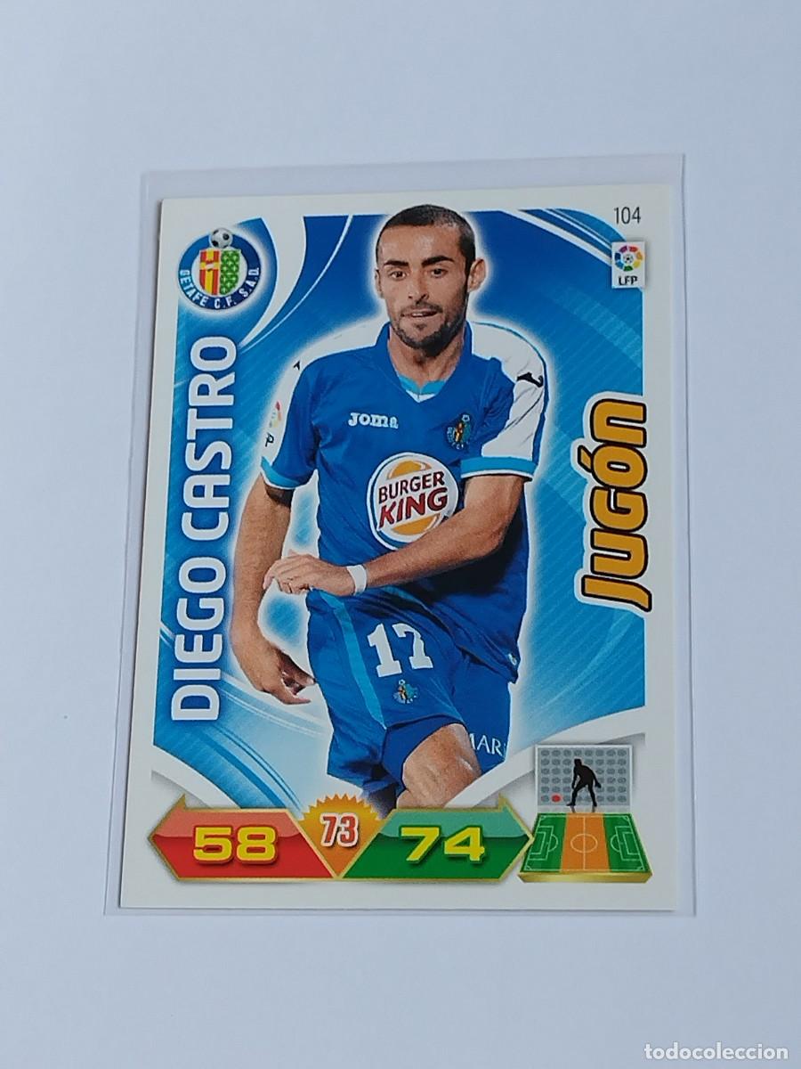 Cromos de Futebol: DIEGO CASTRO JUG&Oacute;N #104 GETAFE CF - ADRENALYN XL LA LIGA BBVA 2011 2012 - PANINI 11 12 CROMO FUTBOL