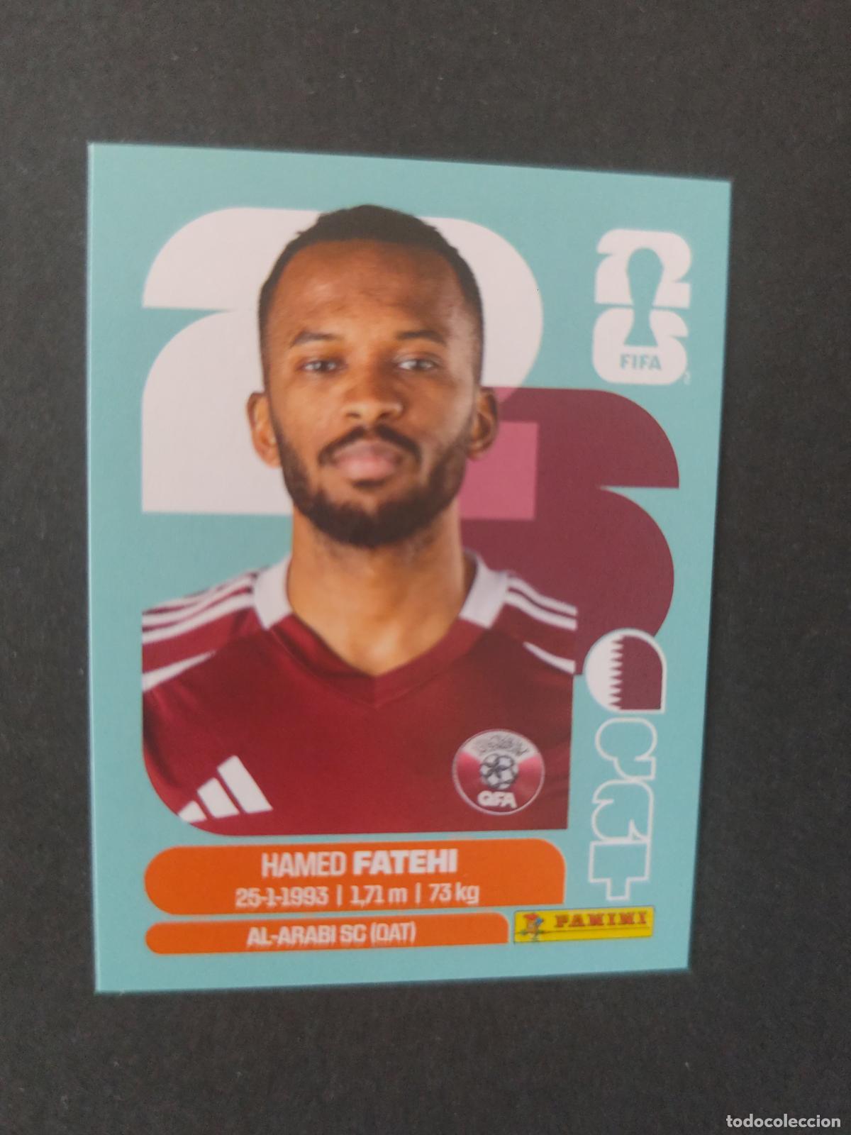 Cromos de Futebol: QAT12 AHMED FATEHI 12 QATAR CATAR MUNDIAL FIFA WORLD CUP 2026 STICKER PANINI SIN PEGAR