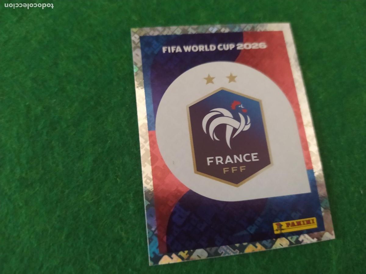 Cromos de Futebol: OFFICIAL STICKER COLLECTION WORLD CUP MUNDIAL 2026 - FRANCIA N&ordm; 1 ESCUDO