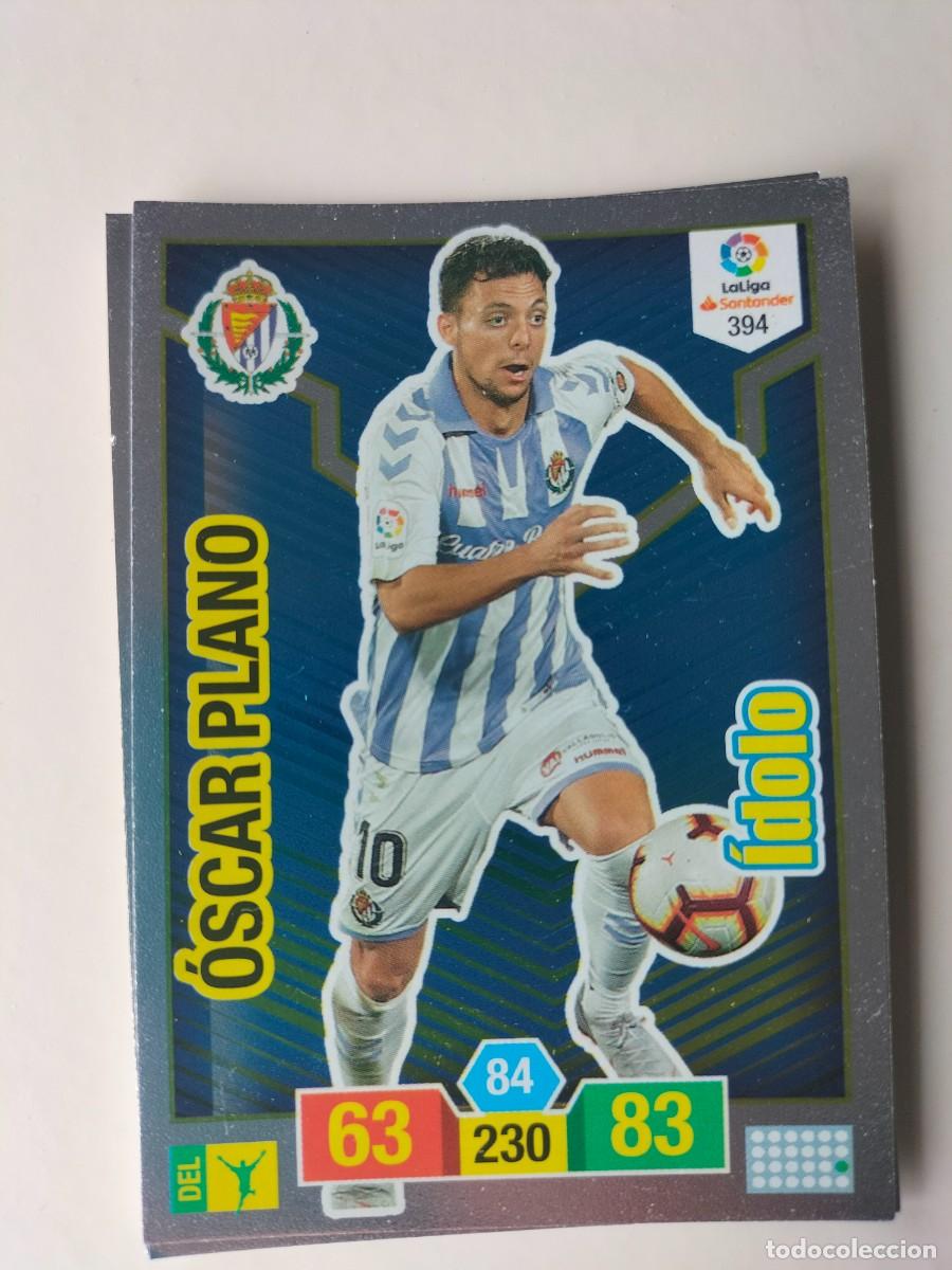 Cromos de Futebol: 1 CROMO FICHA PANINI ADRENALYN TEMPORADA 18-19 2018-2019 REAL VALLADOLID 394 OSCAR PLANO ( IDOLO