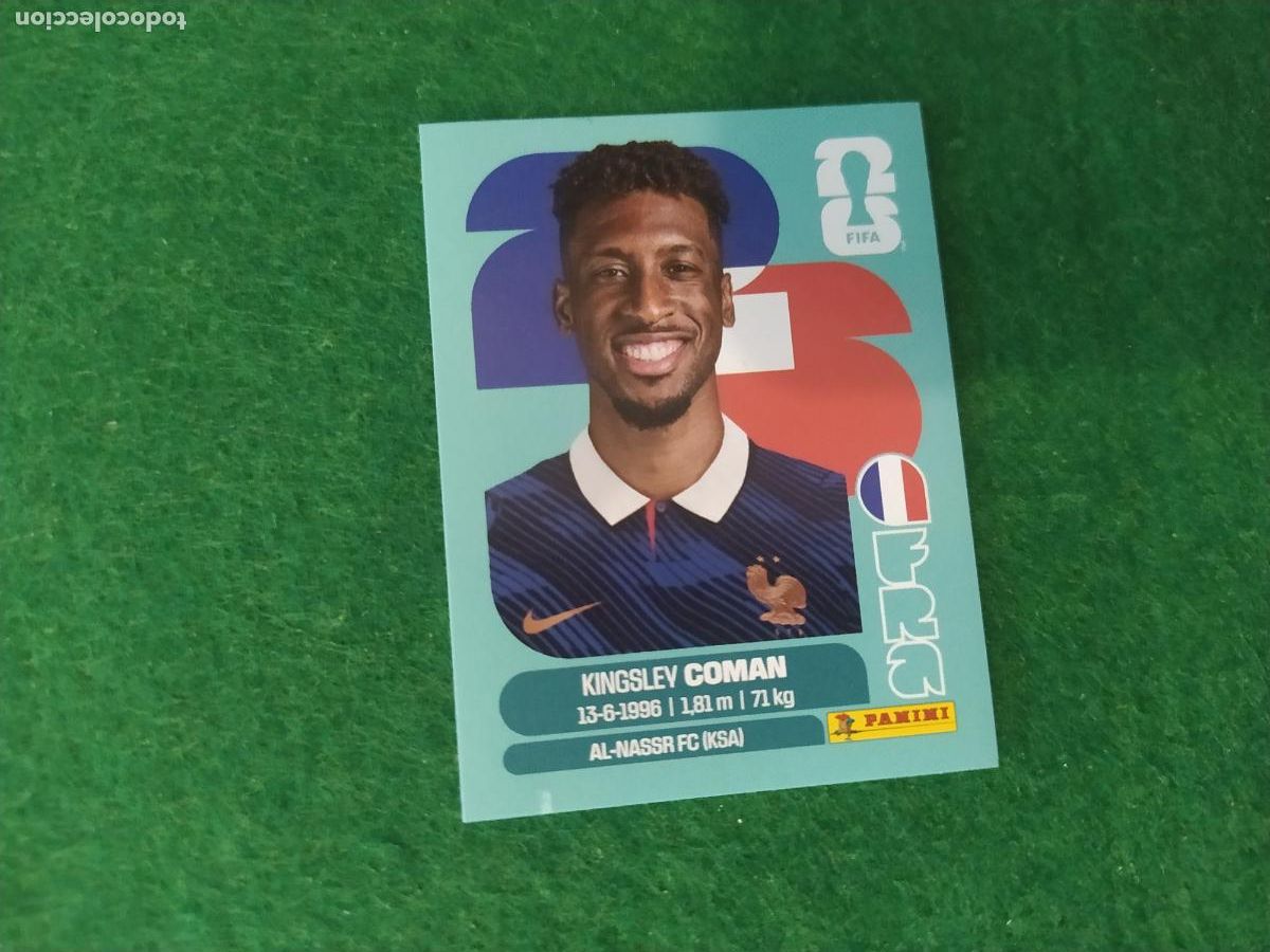 Cartes &agrave; collectionner de Football: OFFICIAL STICKER COLLECTION WORLD CUP MUNDIAL 2026 - FRANCIA N&ordm; 18 COMAN