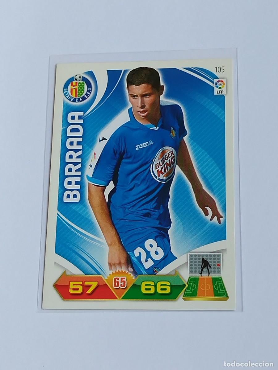 Cartes &agrave; collectionner de Football: BARRADA #105 GETAFE CF - ADRENALYN XL LA LIGA BBVA 2011 2012 - PANINI 11 12 CROMO FUTBOL