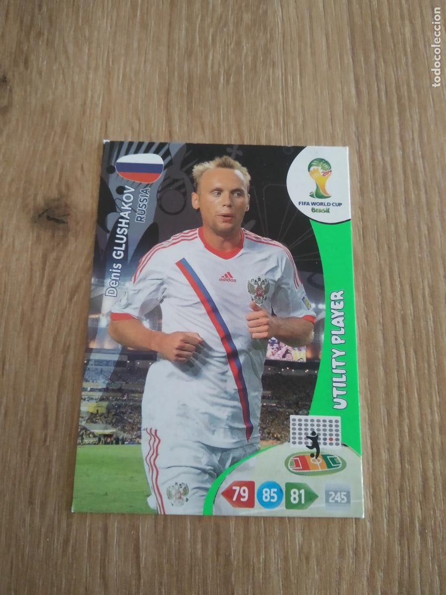 Cartes &agrave; collectionner de Football: GLUSHAKOV RUSIA CROMO FUTBOL PANINI ADRENALYN 2014 WORLD CUP COPA DEL MUNDO