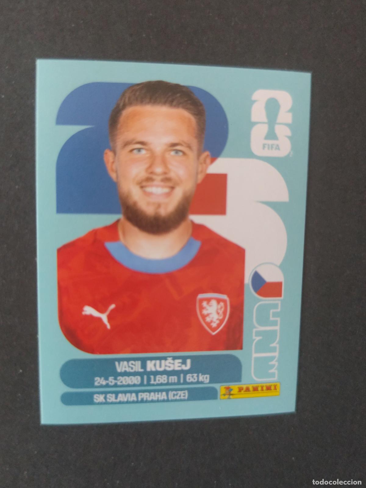 Football Stickers: CZE16 VASIL KU&Scaron;EJ 16 REP&Uacute;BLICA CHECA CHEQUIA MUNDIAL FIFA WORLD CUP 2026 STICKER PANINI SIN PEGAR