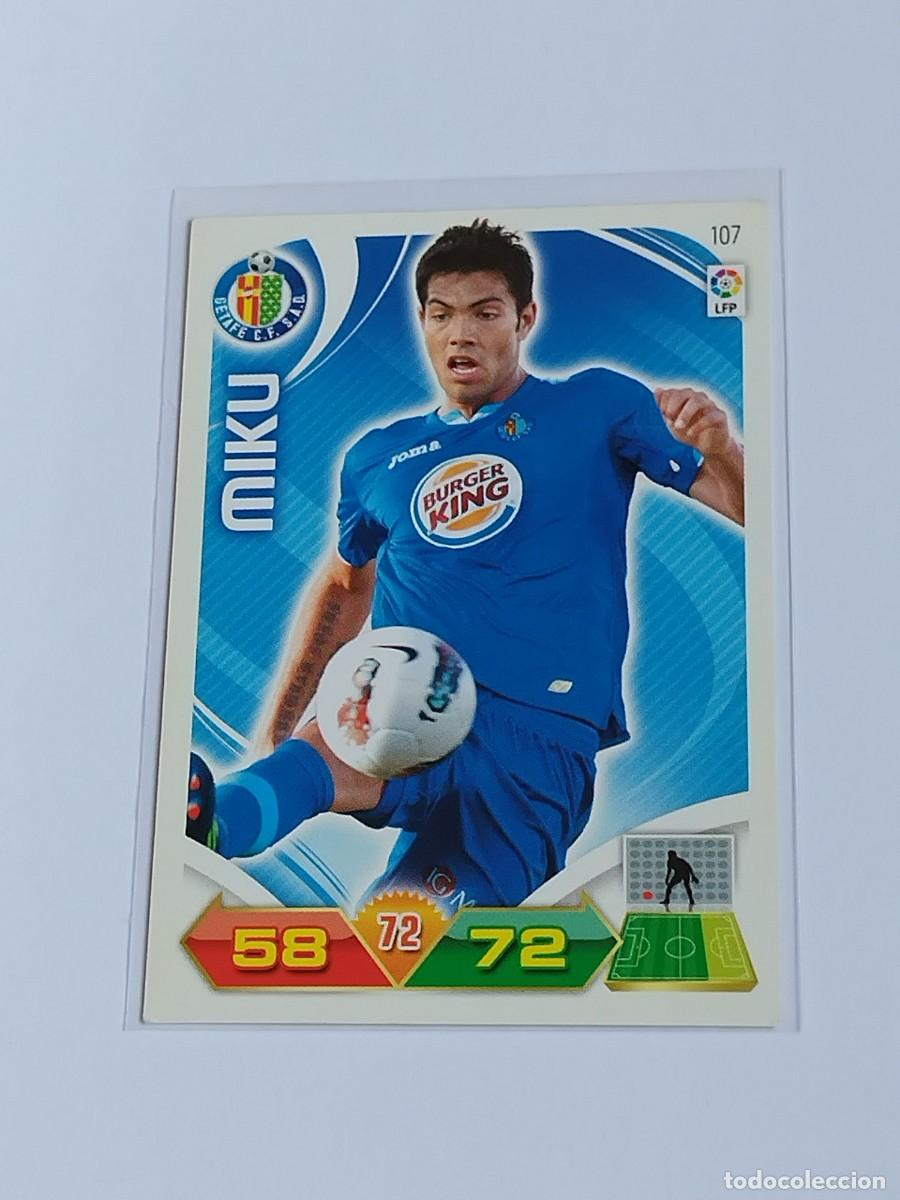 Football Stickers: MIKU #107 GETAFE CF - ADRENALYN XL LA LIGA BBVA 2011 2012 - PANINI 11 12 CROMO FUTBOL