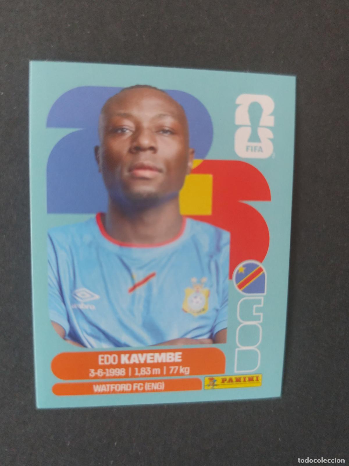 Cartes &agrave; collectionner de Football: COD10 EDO KAYEMBE 10 CONGO MUNDIAL FIFA WORLD CUP 2026 STICKER PANINI SIN PEGAR