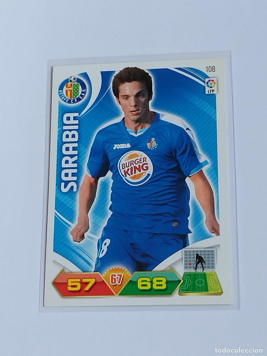 Cartes &agrave; collectionner de Football: SARABIA #108 GETAFE CF - ADRENALYN XL LA LIGA BBVA 2011 2012 - PANINI 11 12 CROMO FUTBOL