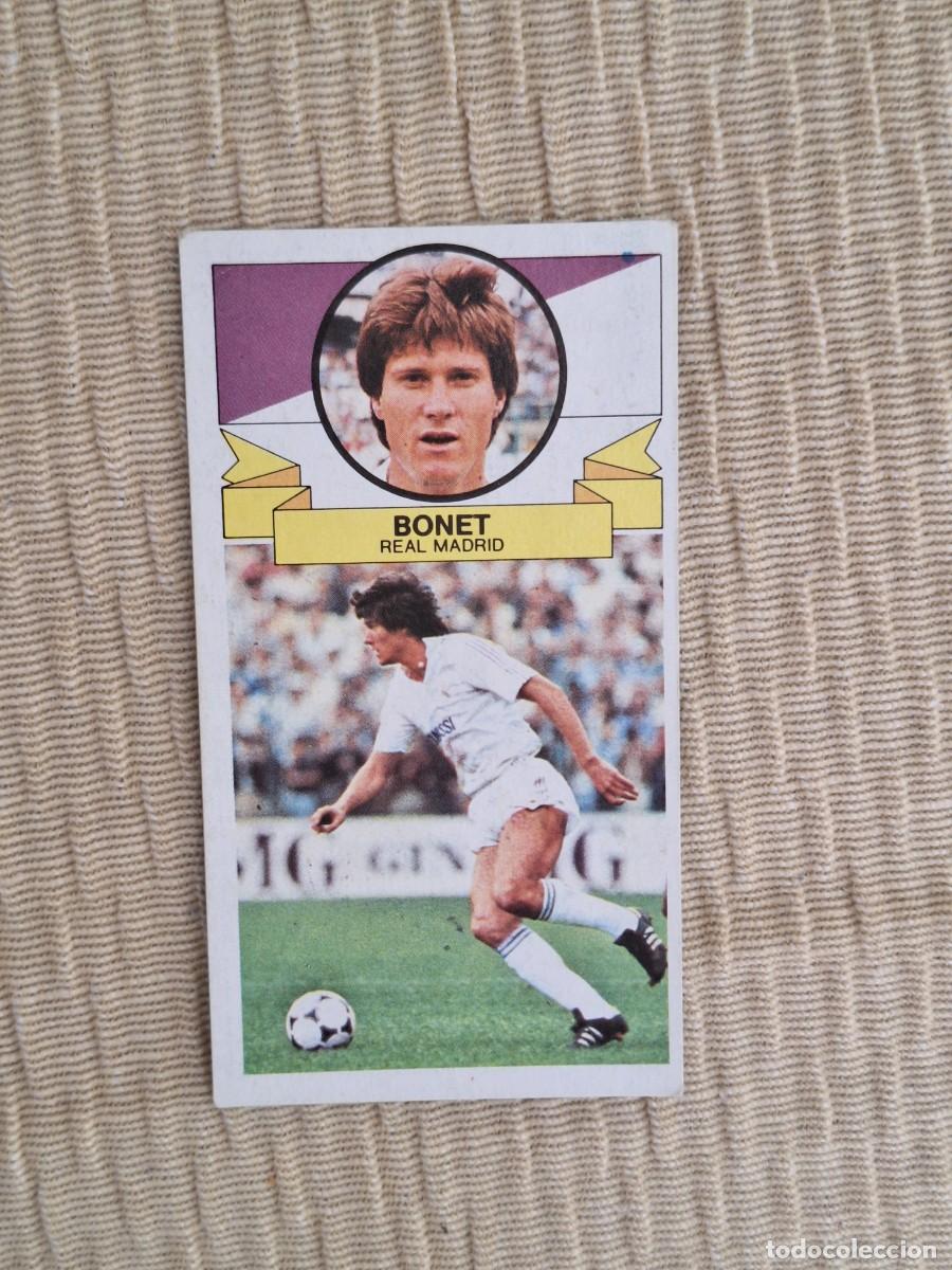 Fu&szlig;ball-Sticker: 85 86 ESTE Poca se&ntilde;al de NUNCA PEGADO REAL MADRID BONET