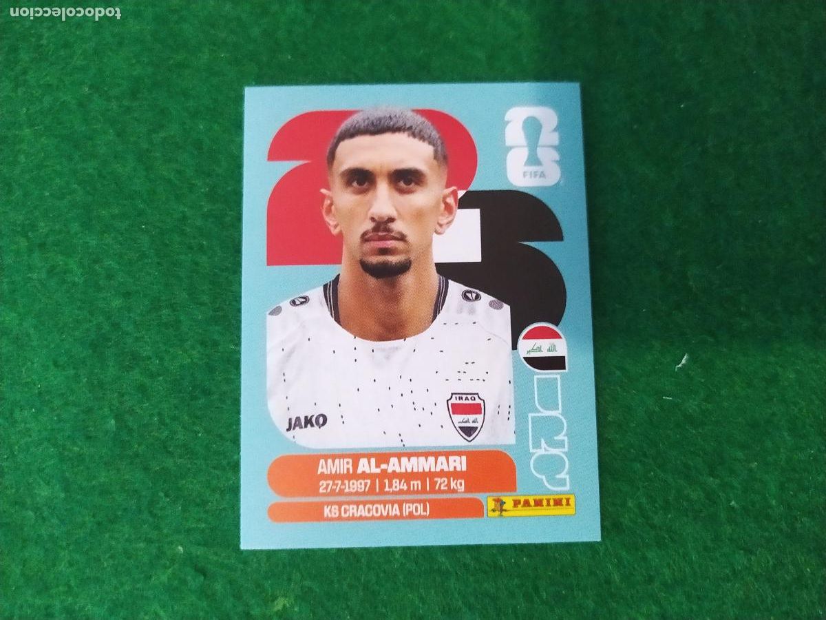 Fu&szlig;ball-Sticker: OFFICIAL STICKER COLLECTION WORLD CUP MUNDIAL 2026 - IRAK N&ordm; 10 AL-AMMARI