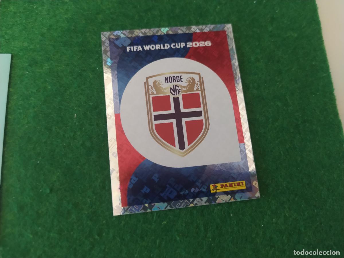 Fu&szlig;ball-Sticker: OFFICIAL STICKER COLLECTION WORLD CUP MUNDIAL 2026 - NORRUEGA N&ordm; 1 ESCUDO