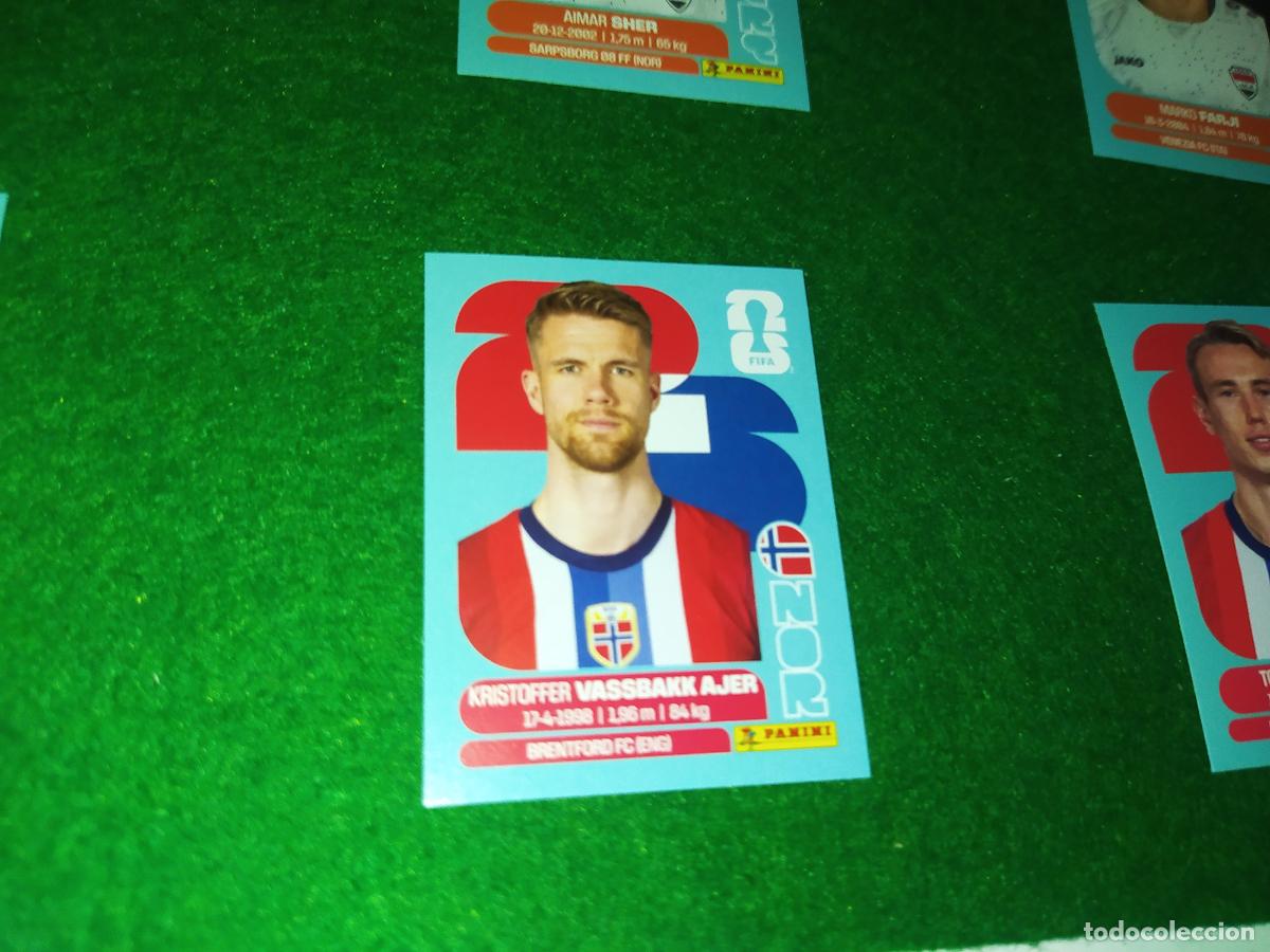 Figurine di Calcio: OFFICIAL STICKER COLLECTION WORLD CUP MUNDIAL 2026 - NORRUEGA N&ordm; 5 VASSBAKK AJER