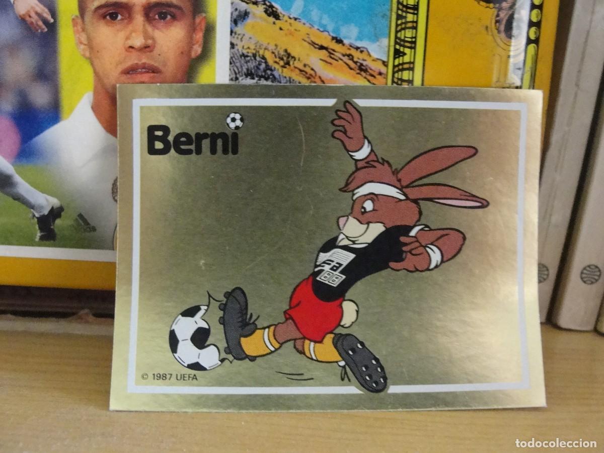 Figurine di Calcio: EURO 88 PANINI - N&ordm; 37 BERNI MASCOTA EUROCOPA - NUNCA USADO NI PEGADO